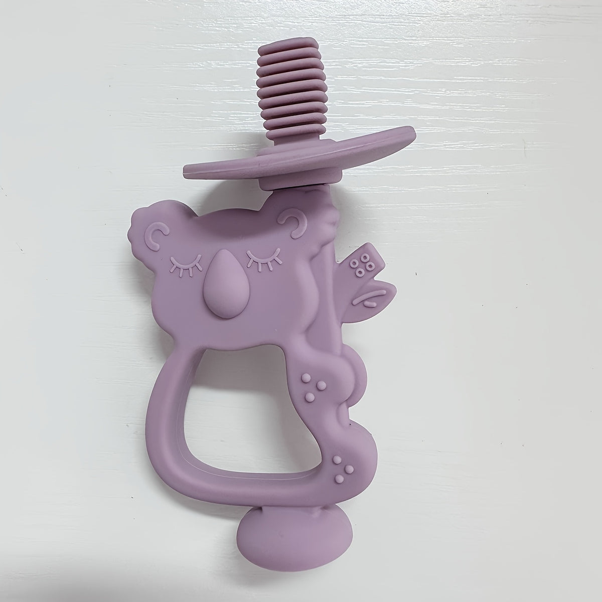 Koala Grip Teether - Multi-Textured Baby Teething Toy with Suction Base (4+ Months)