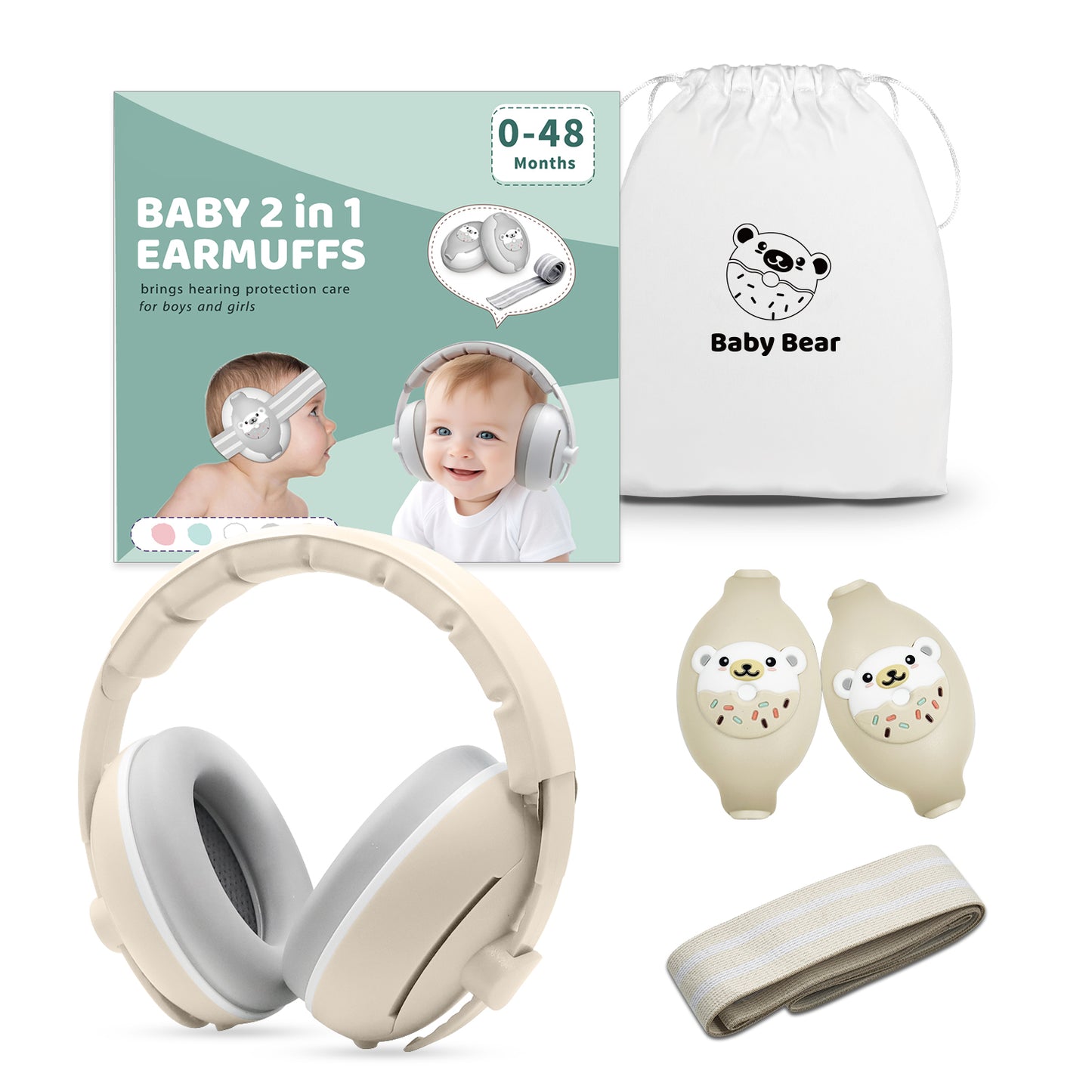 Baby Noise Cancelling Earmuffs (0–48 Months)