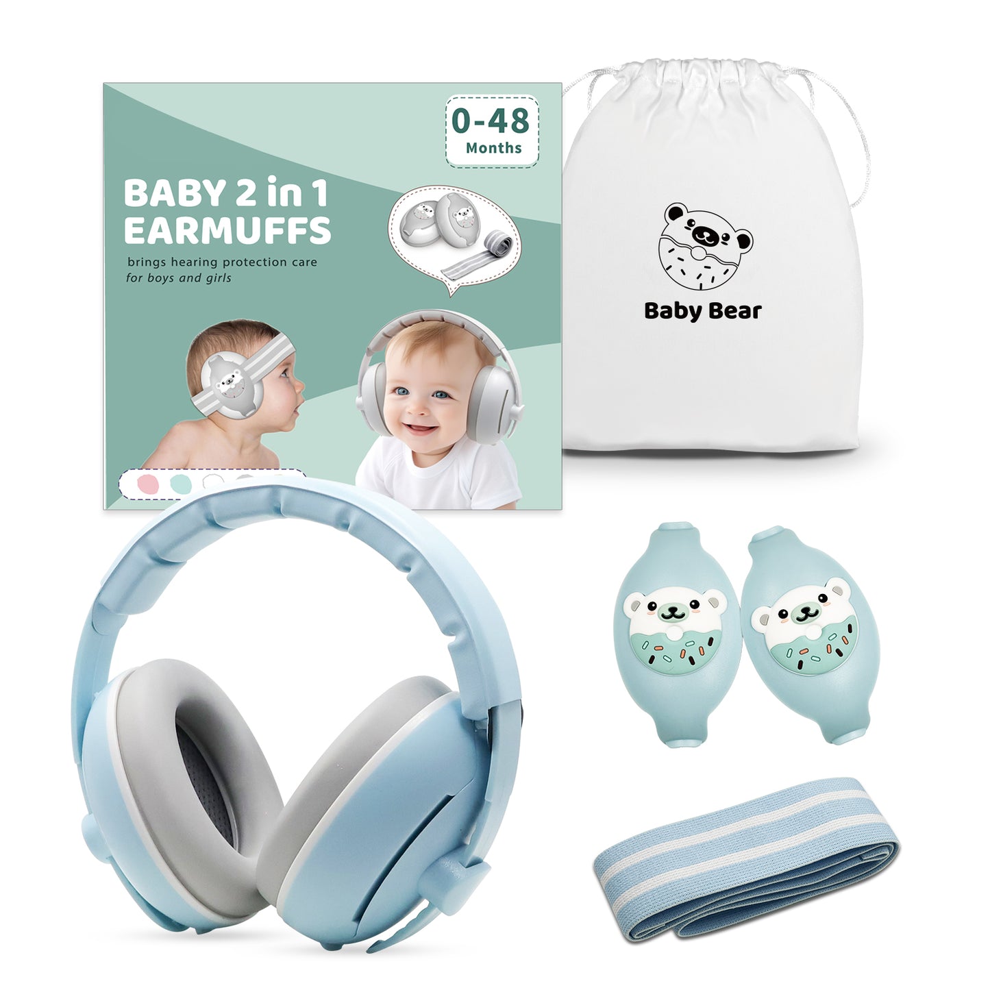 Baby Noise Cancelling Earmuffs (0–48 Months)