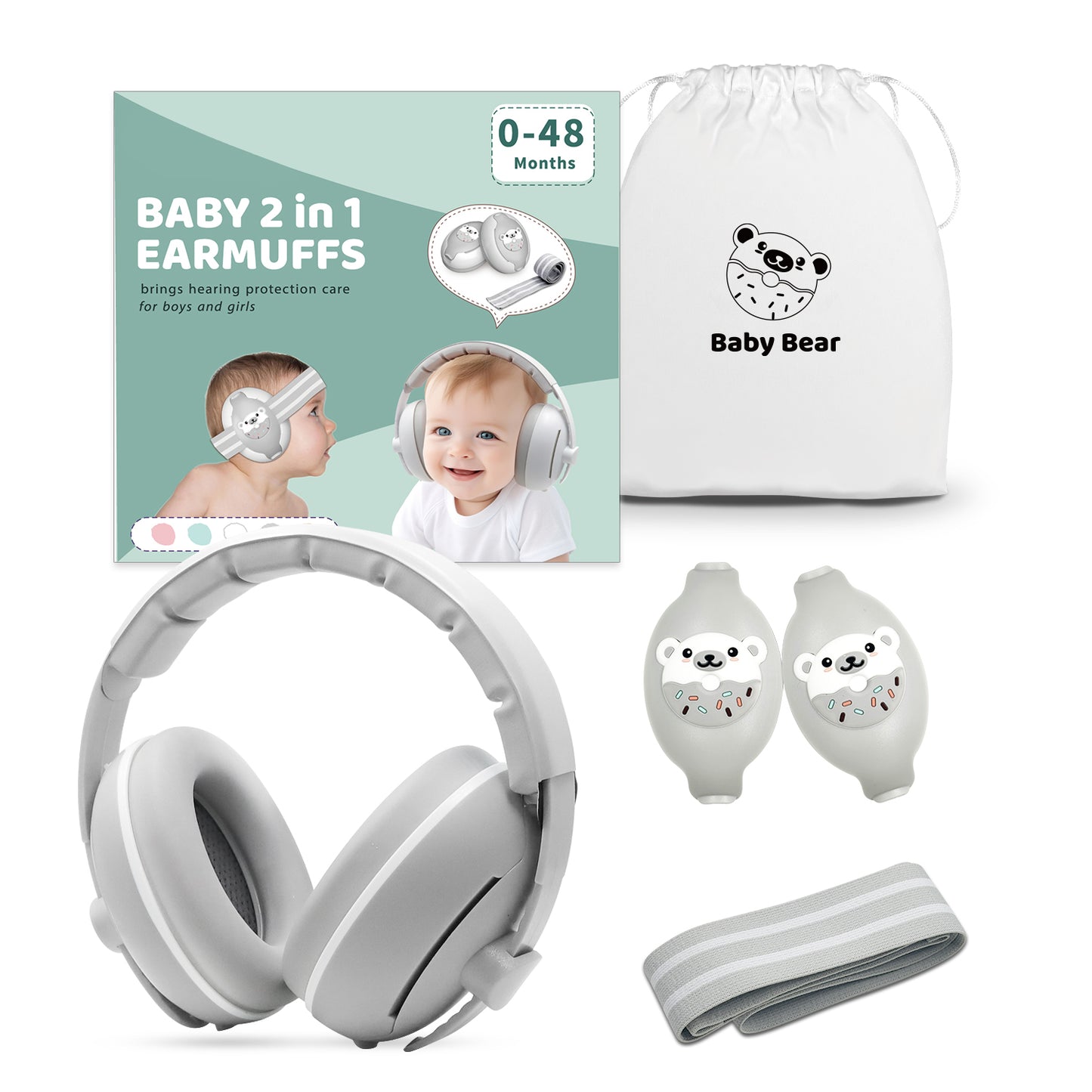 Baby Noise Cancelling Earmuffs (0–48 Months)