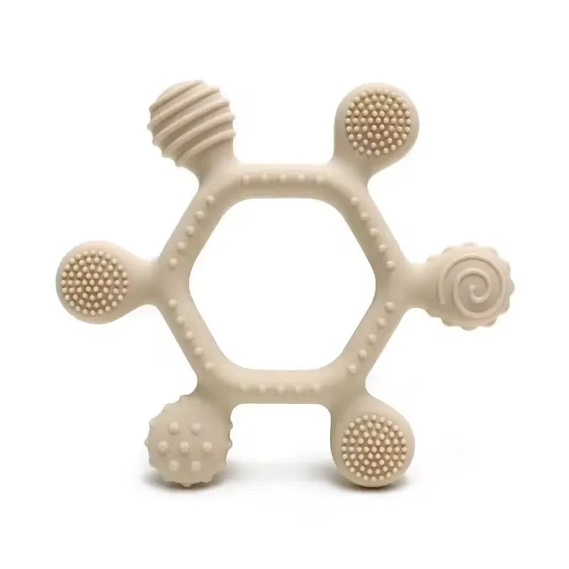 Rudder Silicone Teether - Multi-Textured Baby Teething Toy (3+ Months)