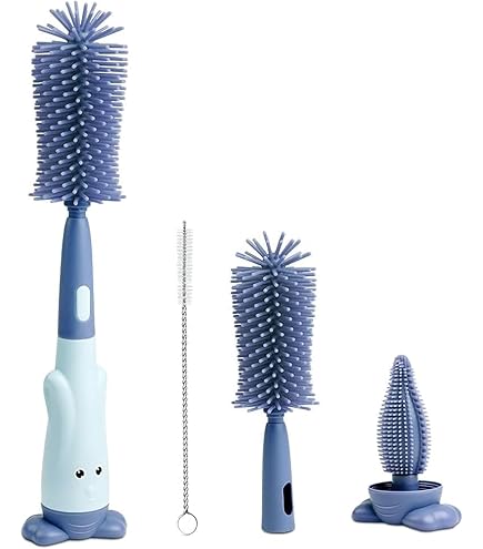 Silicone Bottle Cleaning Brush - 3 in1