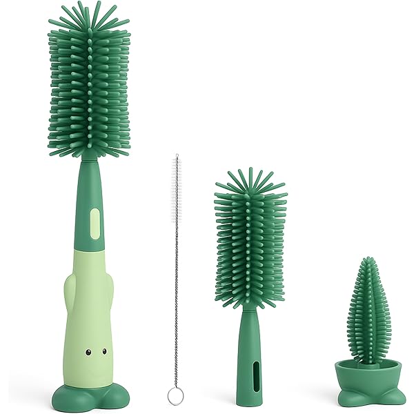 Silicone Bottle Cleaning Brush - 3 in1