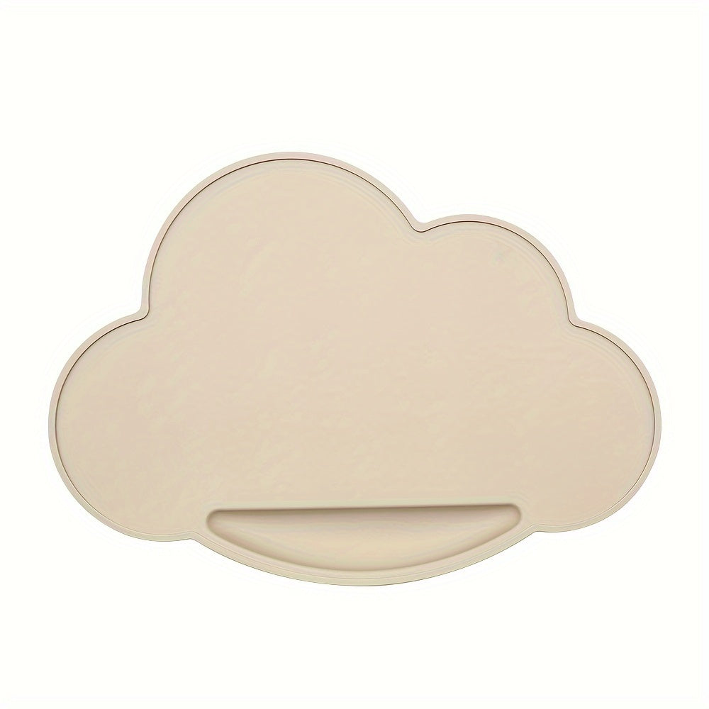 Silicone Baby Placemat with Food Catcher - Non-Slip, Waterproof & Dishwasher Safe (6+ Months)