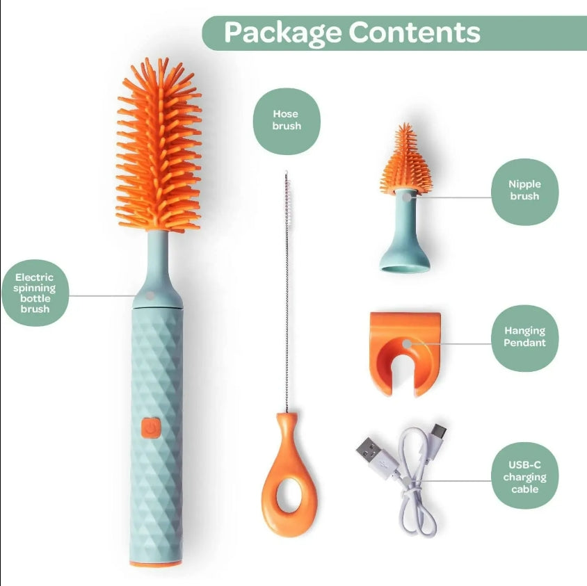 Sparkle Spin Electric Bottle Cleaning Brush