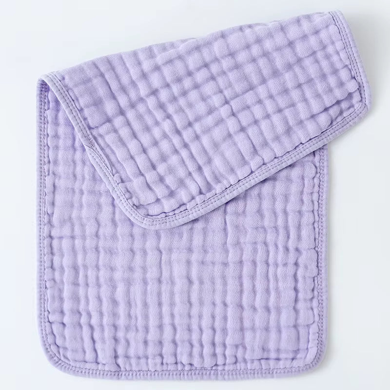 6-Layer Cotton Burp Cloths - Newborn Burp Towels (25x50cm)
