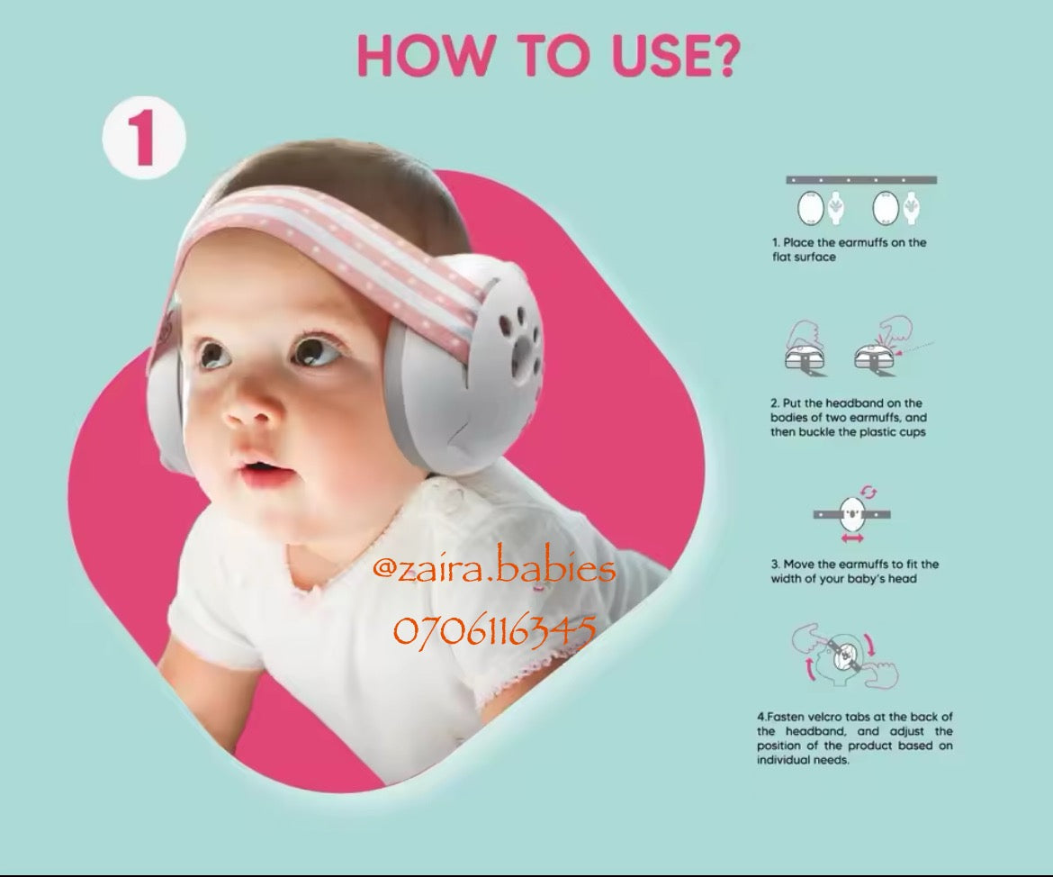 Baby Noise Cancelling Earmuffs (0–48 Months)