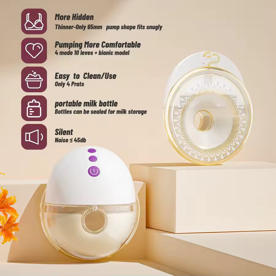 Smart Wearable Breast Pump with App Control