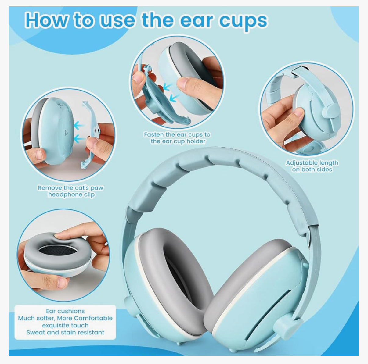 Baby Noise Cancelling Earmuffs (0–48 Months)