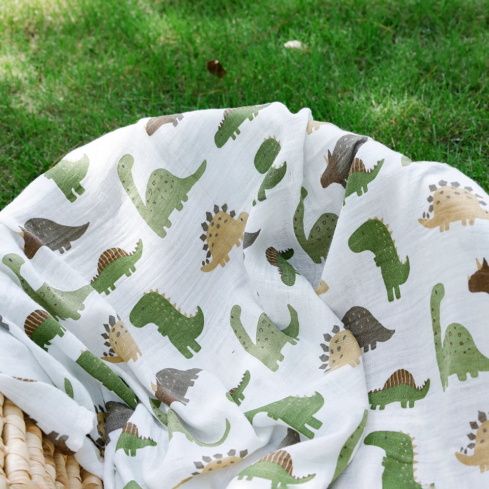 Soft Muslin Baby Swaddles (110 x 120 cm)