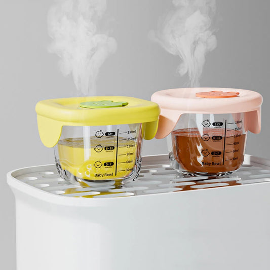 Glass Baby Food Storage Bowl - BPA-Free
