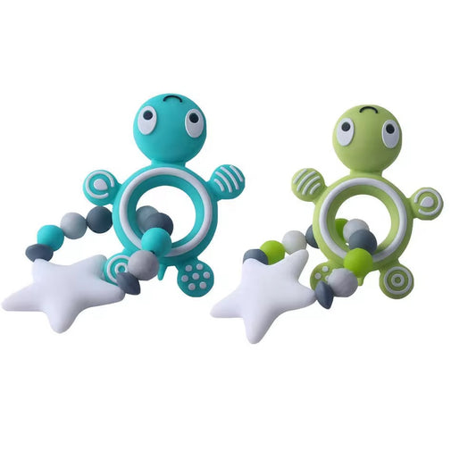 Turtle Silicone Teether