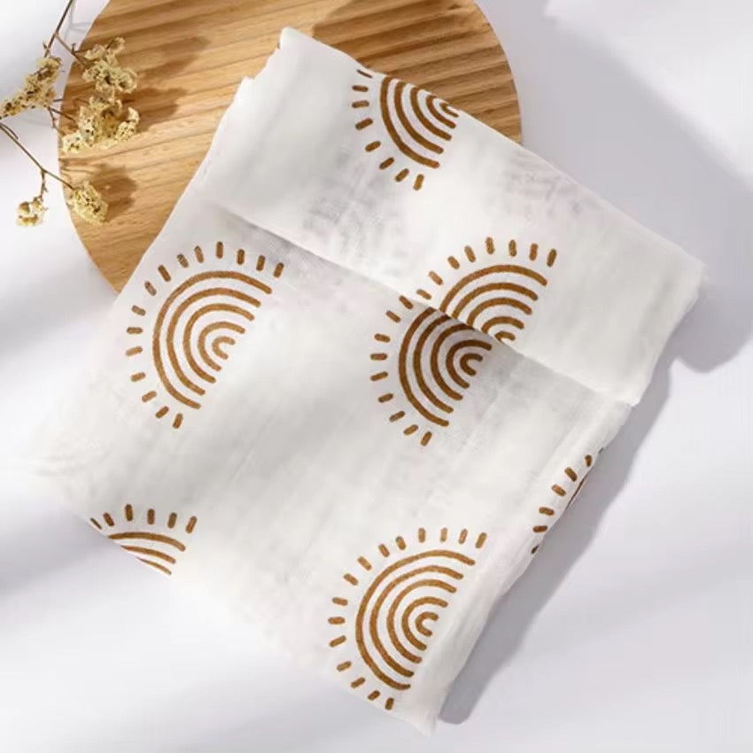 Soft Muslin Baby Swaddles (110 x 120 cm)