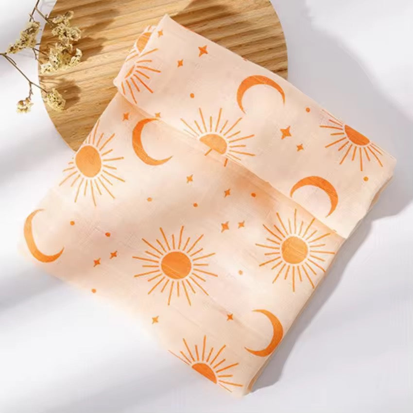 Soft Muslin Baby Swaddles (110 x 120 cm)