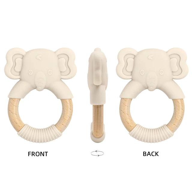 Elephant Wood Teether