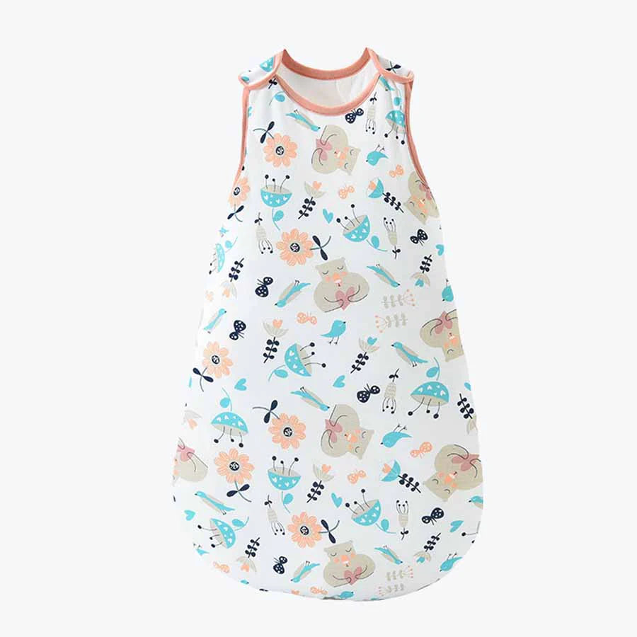 1.5 TOG Baby Sleeping Bag - All-Season Cotton Sleep Sack with 2-Way Zipper (0-24 Months)