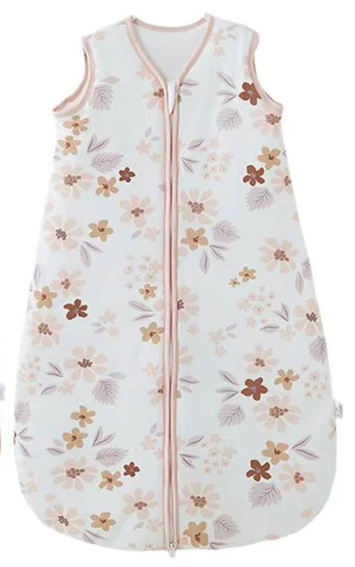1.5 TOG Baby Sleeping Bag - Cotton Fabric with Polyester Lining & Two-Way Zip.