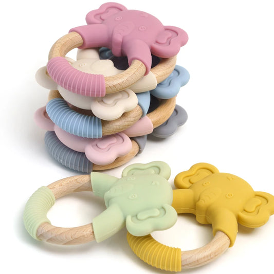 Elephant Wood Teether