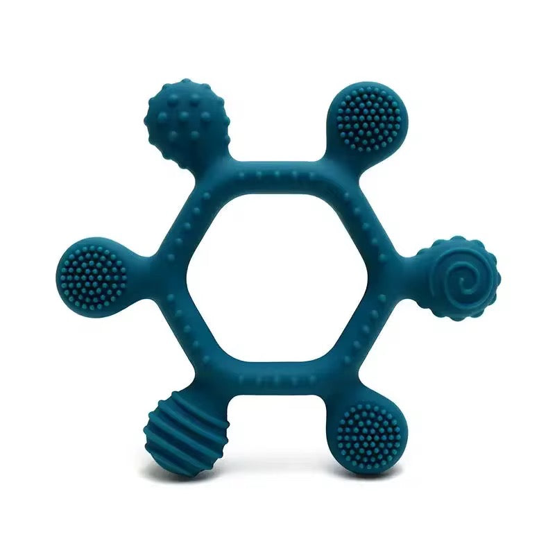 Rudder Silicone Teether - Multi-Textured Baby Teething Toy (3+ Months)