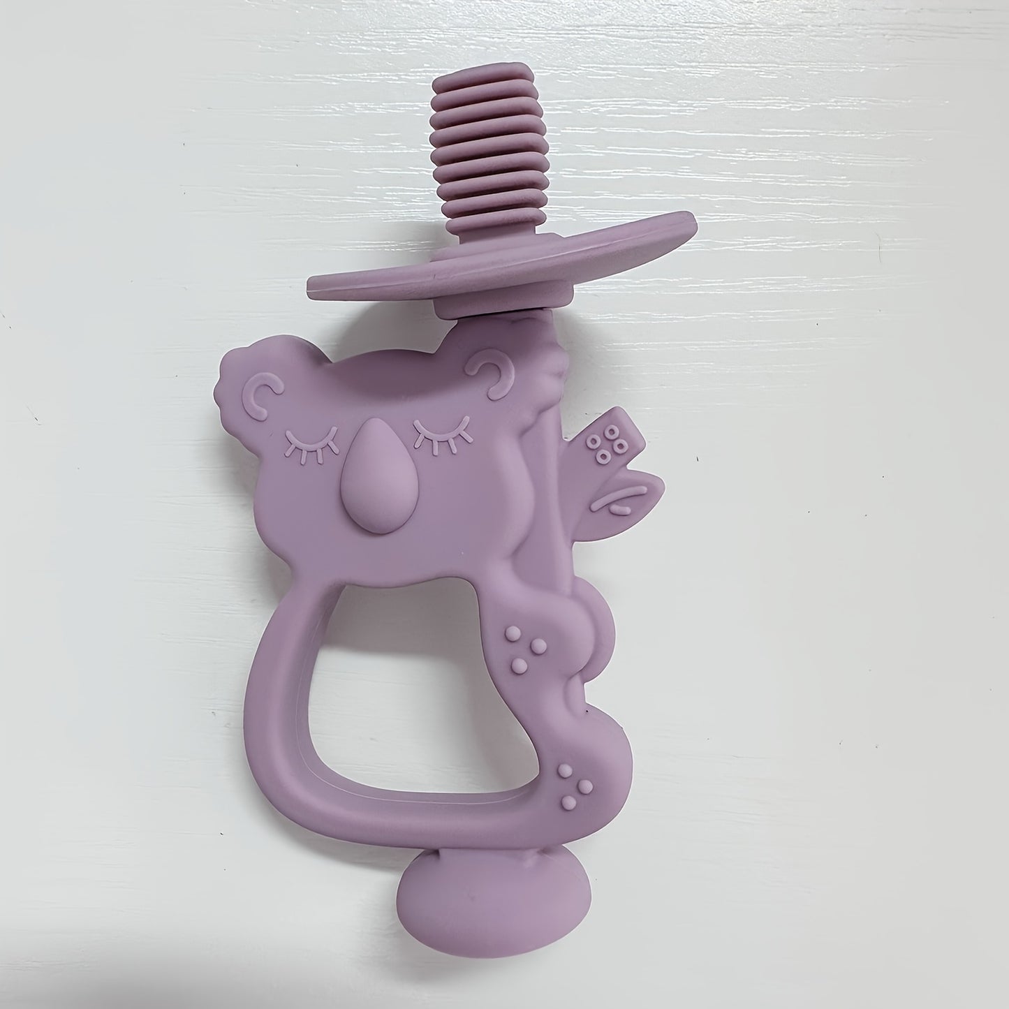 Koala Grip Teether - Multi-Textured Baby Teething Toy with Suction Base (4+ Months)