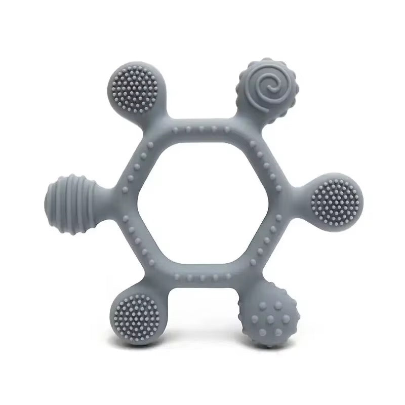 Rudder Silicone Teether - Multi-Textured Baby Teething Toy (3+ Months)