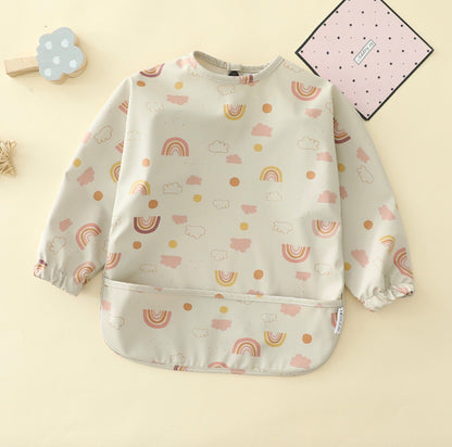 Signature Smock Bib - Waterproof Long Sleeve Baby Bib for Weaning & Play (6-24 Months)