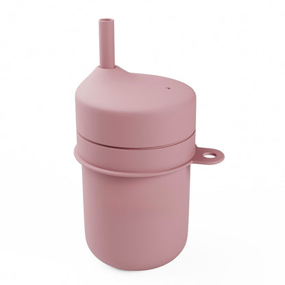 Baby Straw Training Cup - 160ml Soft Silicone Straw To-Go Cup, BPA-Free (6+ Months)