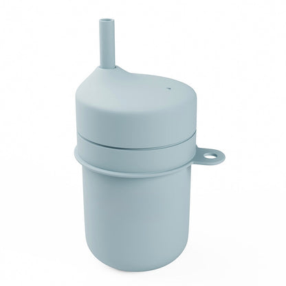 Baby Straw Training Cup - 160ml Soft Silicone Straw To-Go Cup, BPA-Free (6+ Months)