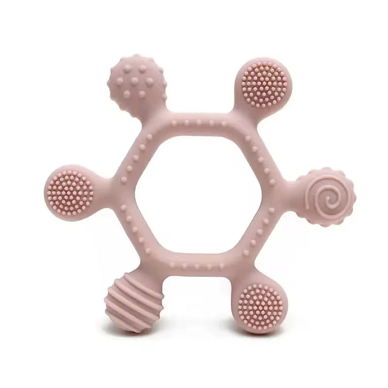 Rudder Silicone Teether - Multi-Textured Baby Teething Toy (3+ Months)