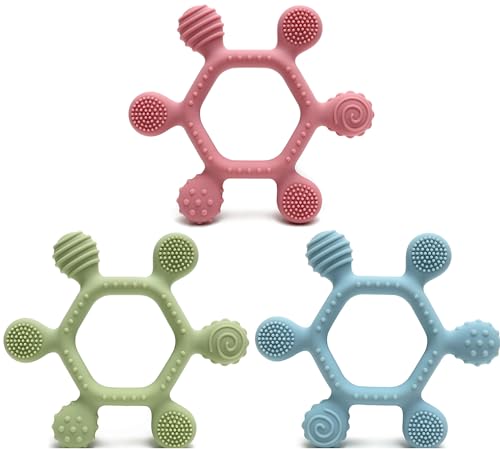 Rudder Silicone Teether - Multi-Textured Baby Teething Toy (3+ Months)