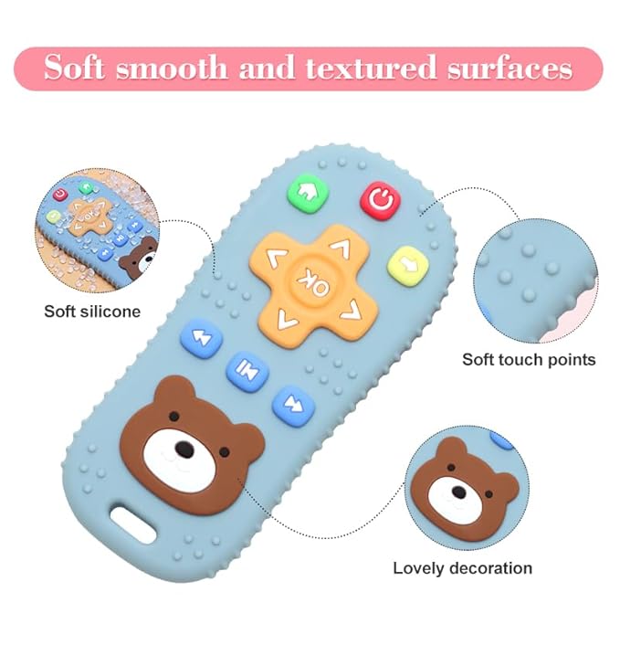 Colored remote teether