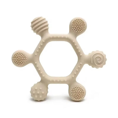 Rudder Silicone Teether - Multi-Textured Baby Teething Toy (3+ Months)