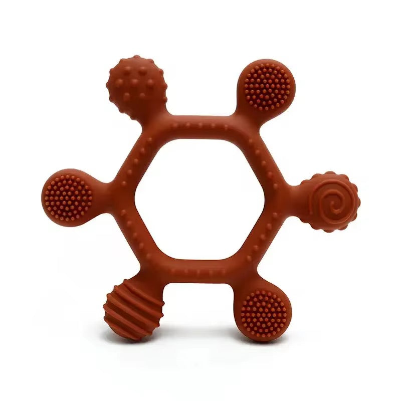 Rudder Silicone Teether - Multi-Textured Baby Teething Toy (3+ Months)