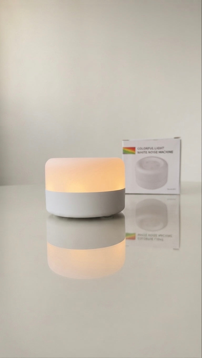 CalmPod White Noise Machine & RGB Night Light - 12 Soothing Sounds, Portable Baby Sleep Machine (5-10Hr Battery)