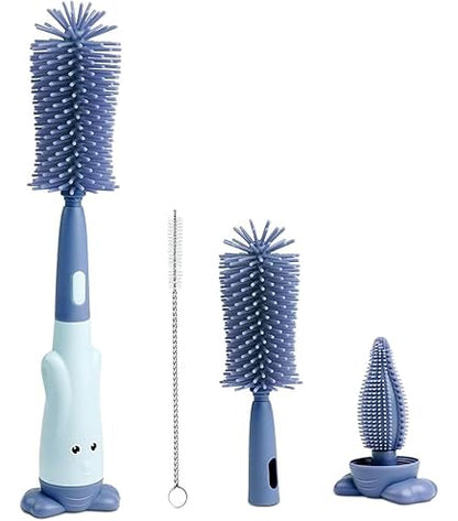 Silicone Bottle Cleaning Brush - 3 in1