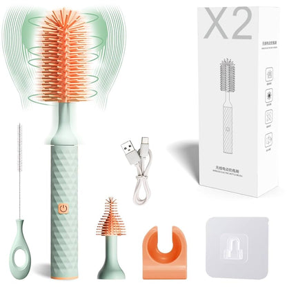 Sparkle Spin Electric Bottle Cleaning Brush