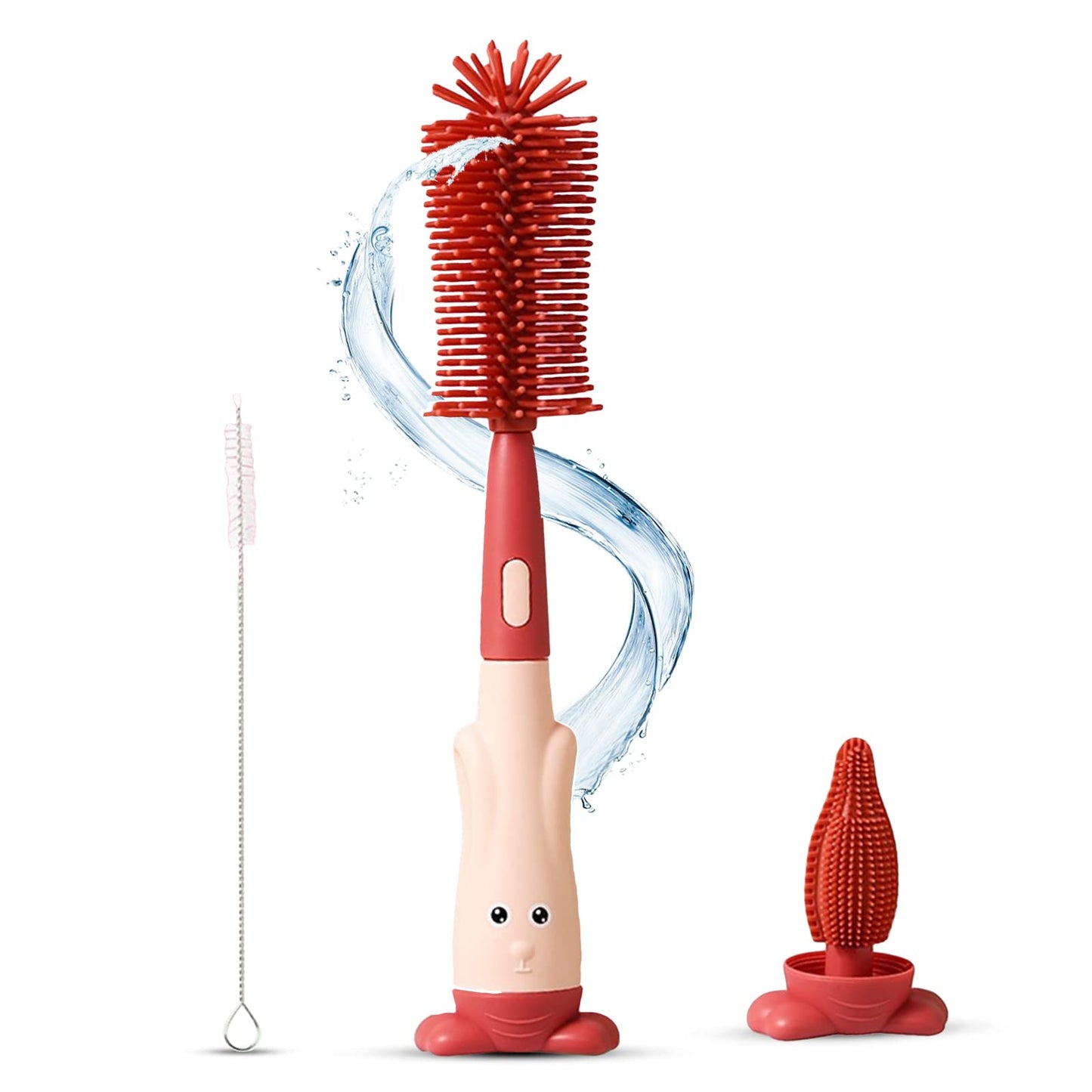 Silicone Bottle Cleaning Brush - 3 in1