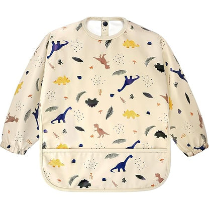 Signature Smock Bib - Waterproof Long Sleeve Baby Bib for Weaning & Play (6-24 Months)