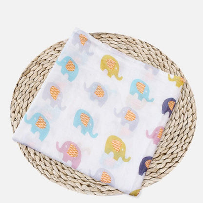 Soft Muslin Baby Swaddles - Extra Large 110x110cm Breathable Cotton