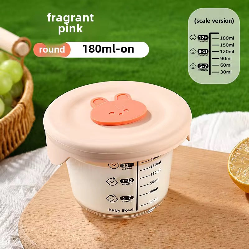 Glass Baby Food Storage Bowl - BPA-Free