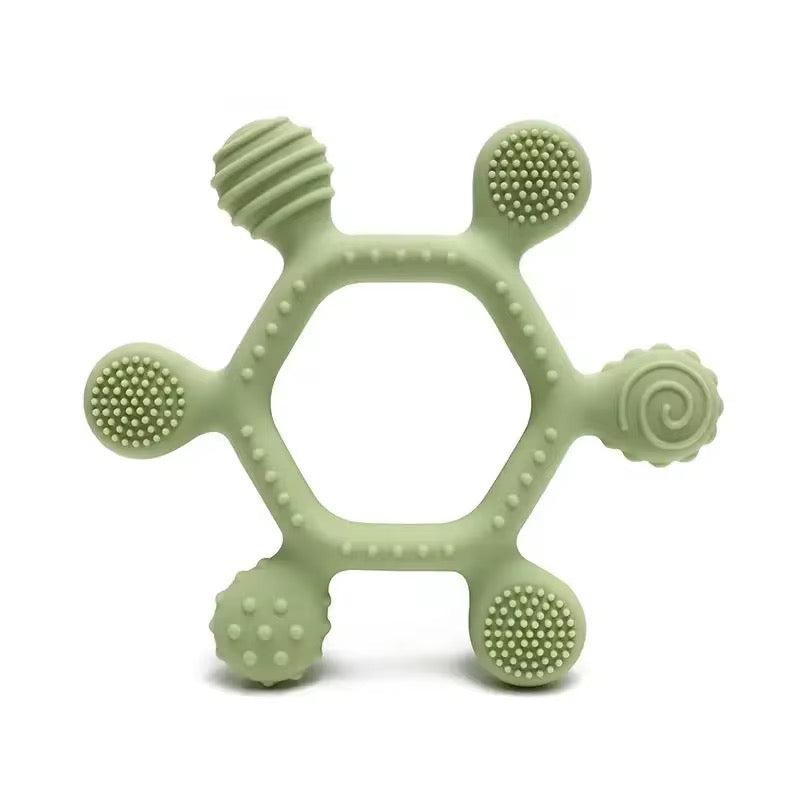 Rudder Silicone Teether - Multi-Textured Baby Teething Toy (3+ Months)