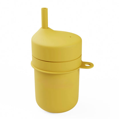 Baby Straw Training Cup - 160ml Soft Silicone Straw To-Go Cup, BPA-Free (6+ Months)
