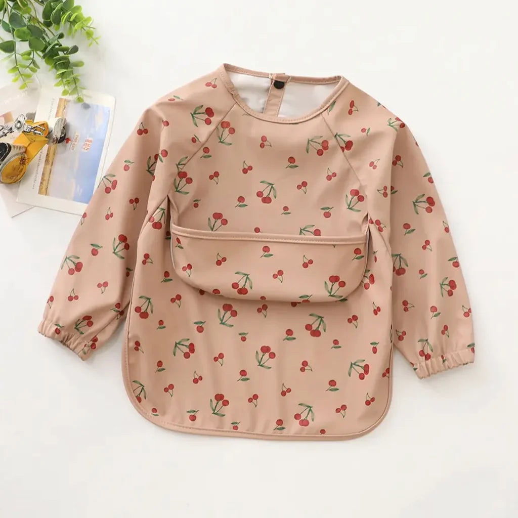 Signature Smock Bib - Waterproof Long Sleeve Baby Bib for Weaning & Play (6-24 Months)