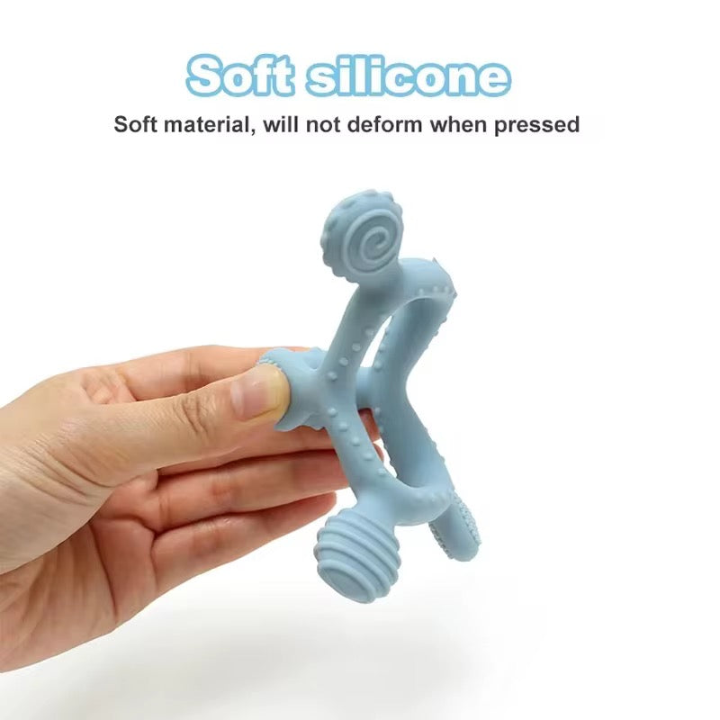 Rudder Silicone Teether - Multi-Textured Baby Teething Toy (3+ Months)