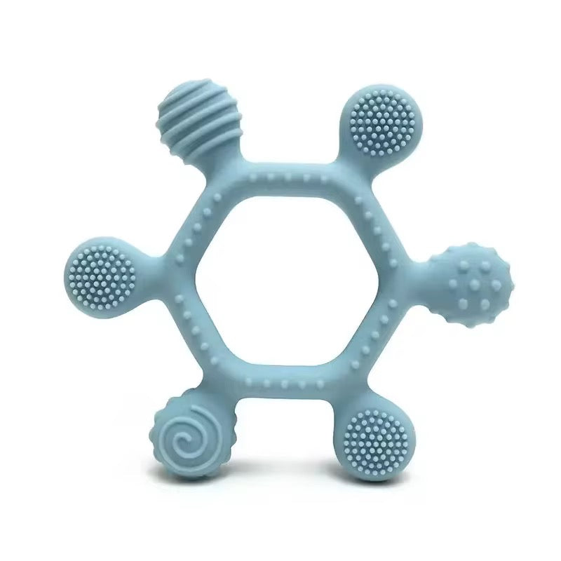 Rudder Silicone Teether - Multi-Textured Baby Teething Toy (3+ Months)