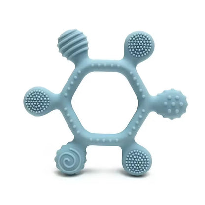 Rudder Silicone Teether - Multi-Textured Baby Teething Toy (3+ Months)