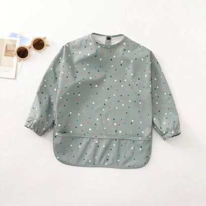 Signature Smock Bib - Waterproof Long Sleeve Baby Bib for Weaning & Play (6-24 Months)