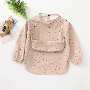 Signature Smock Bib - Waterproof Long Sleeve Baby Bib for Weaning & Play (6-24 Months)