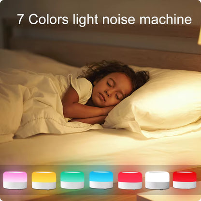 CalmPod White Noise Machine & RGB Night Light - 12 Soothing Sounds, Portable Baby Sleep Machine (5-10Hr Battery)