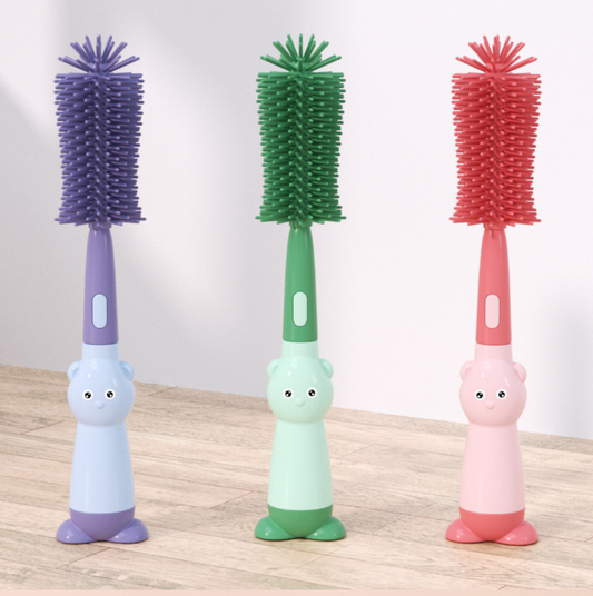 Silicone Bottle Cleaning Brush - 3 in1